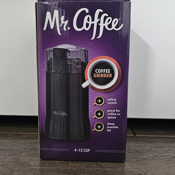 New Mr. Coffee Black Coffee Grinder 4 to 12 Cups - Picture 6 of 7